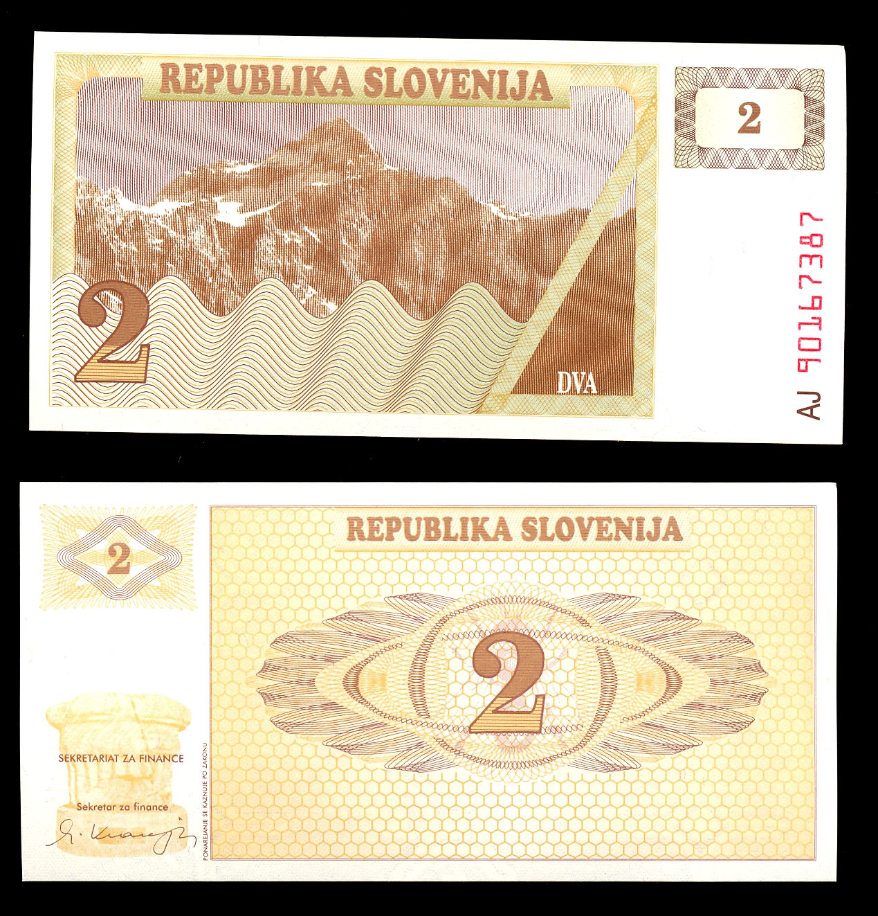 2 tolarja